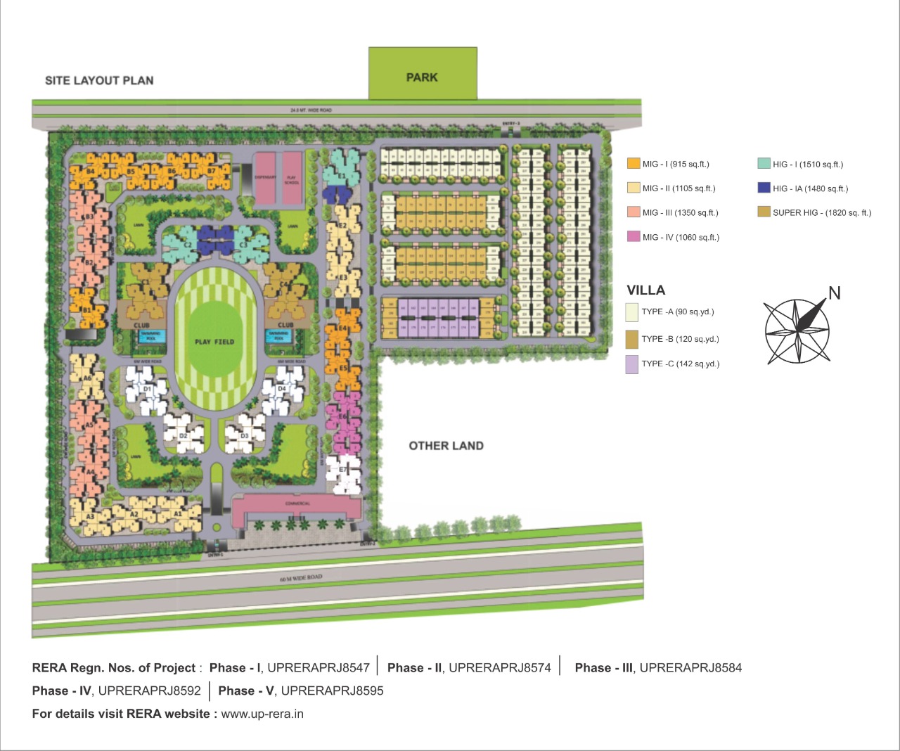 Panchsheel Greens 2 site plan